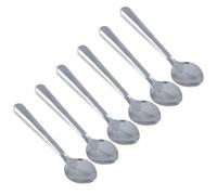 AB Tools Stainless Steel Teaspoon Tea Spoon Cutlery 14Cm Long Silver In Colour 6 Pack