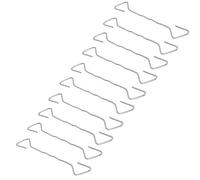 AB Tools Stainless Steel Type 4 Cavity Wall Tie 200mm 50-75mm Bricklaying Housing 10Pk