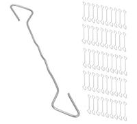 AB Tools Stainless Steel Type 4 Cavity Wall Tie 200mm 50-75mm Bricklaying Housing 50Pk