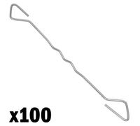 AB Tools Stainless Steel Type 4 Cavity Wall Tie 250mm 101-125mm Brick Housing 100Pk