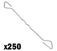 AB Tools Stainless Steel Type 4 Cavity Wall Tie 250mm 101-125mm Brick Housing 250Pk