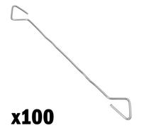 AB Tools Stainless Steel Type 4 Cavity Wall Tie 275mm 125-150mm Brick Housing 100Pk