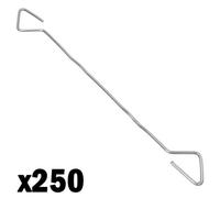 AB Tools Stainless Steel Type 4 Cavity Wall Tie 275mm 125-150mm Brick Housing 250Pk