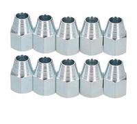 AB Tools Steel Female Brake Pipe Union Fittings 1/2" X 20 Unf For 5/16" Brake Pipe 10Pc