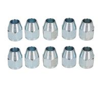 AB Tools Steel Female Brake Pipe Union Fittings 3/4" X 16 Unf For 1/2" Brake Pipe 10Pc