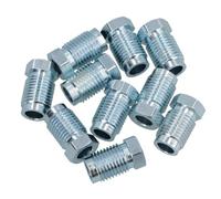 AB Tools Steel Male Brake Pipe Union Fittings 14mm x 1.5mm For 8mm Brake Pipe 10pc