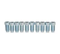 AB Tools Steel Male Brake Pipe Union Fittings 3/8 x 20 UNF for 3/16” Brake Pipe 10pc