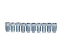 AB Tools Steel Male Brake Pipe Union Fittings 3/8" X 24 Unf For 3/16" Brake Pipe 10Pc