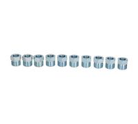 AB Tools Steel Male Brake Pipe Union Fittings 5/8" X 18 Unf For 3/8" Brake Pipe 10Pc