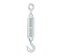 AB Tools Straining Screw / Turnbuckle Hook To Eye Galvanised Rigging M12 Dk63