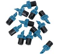 AB Tools Strip Micro Sprinkler Jets 20 Degree Watering Sprayers 4 + 13mm Pipe 12Pc