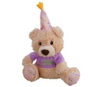 AB Tools Super Soft Plush Squeaky Birthday Bear Dog Puppy Happy Birthday Gift