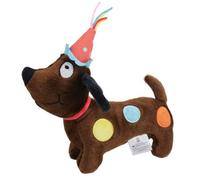 AB Tools Super Soft Plush Squeaky Party Animal Birthday Dog Puppy Happy Birthday Gift
