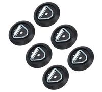 AB Tools Surface Mounted D Ring Tie Down Lashing Ring Anchor Trailers Vans Trucks 6Pc