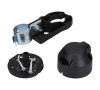 AB Tools Swan Neck Mounting Plate & 7Pin Socket Towing Electrics Trailer Light Caravan