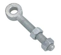 AB Tools Swing Gate Long Eye Bolts Hinge + Nuts Adjustable Zinc Plated 16 X 100mm 1Pc
