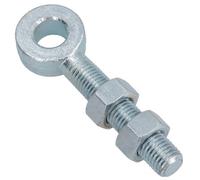 AB Tools Swing Gate Long Eye Bolts Hinge + Nuts Adjustable Zinc Plated 20 X 100mm 1Pc