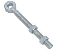 AB Tools Swing Gate Long Eye Bolts Hinge + Nuts Adjustable Zinc Plated 20 X 200mm 1Pc