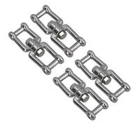 AB Tools Swivel Shackle Anchor Chain 4pk 8mm Jaw Hexagonal Socket 316 Stainless Steel