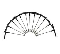 AB Tools T Bar Socket Spanner Socket Wrench Nut Spinner Set 8mm To 19mm Extra Long 12Pc