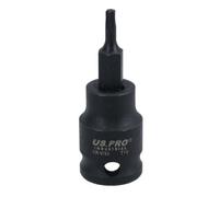 AB Tools T10 Male Torx Star Impact Impacted Shallow Short Bit Socket 3/8In Drive