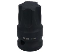 AB Tools T100 1/2In Drive Male Torx Star Impacted Impact Shallow Stubby Socket