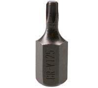 AB Tools T25 Torx Star Bit 30mm Length 10mm Shank Chrome Vanadium Hardened Tip Cr-V