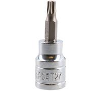 AB Tools T27 Male Torx Bit Star Socket 3/8" Drive Standard Internal Chrome Vanadium Steel