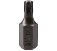 AB Tools T30 Torx Star Bit 30mm Length 10mm Shank Chrome Vanadium Hardened Tip Cr-V