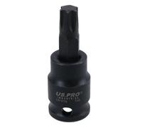 AB Tools T45 Male Torx Star Impact Impacted Shallow Short Bit Socket 3/8In Drive