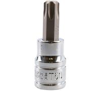 AB Tools T50 Male Torx Bit Star Socket 3/8" Drive Standard Internal Chrome Vanadium Steel