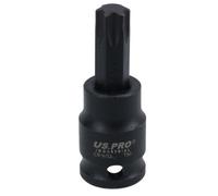 AB Tools T50 Male Torx Star Impact Impacted Shallow Short Bit Socket 3/8In Drive