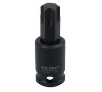 AB Tools T55 Male Torx Star Impact Impacted Shallow Short Bit Socket 3/8In Drive