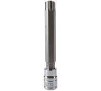 AB Tools T60 3/8" Drive Extra Long 110mm Tamperproof Tamper Torx Star Security Bit Socket
