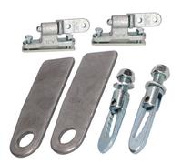 AB Tools Tailboard Tailgate Hinge & Drop Catch Latch Antiluce Set Trailer Truck Bolt On