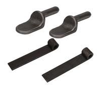 AB Tools Tailgate Tailboard Hinge Trailer Truck Dropside Pins Strap Weld On 2 Pack