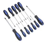 AB Tools Tamper Proof Torx Security Screwdriver Bits T6 - T45 12Pc Set Magnetic Tips