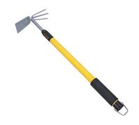 AB Tools Telescopic Extending Garden Cultivator Weeder 62 To 90Cm Double Head Hoe Fork