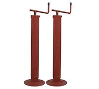 AB Tools Telescopic Screw Jack Prop Stand Trailer Drop Leveling 600kg Capacity Pair