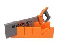 AB Tools Tenon Saw With Plastic Mitre Block For Wood 45 + 90 Degree Angles Mitre Cutter