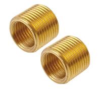 AB Tools Threaded Adapter Bush 3/8 Male 1/4 Female Bsp Air Line Hose Fitting 2 Pack Ft069