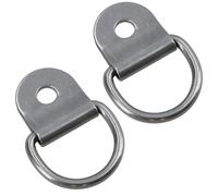 AB Tools Tie Down Anchor Dee Ring 2 Pack Stainless Steel Lashing Hook Point Cleat 316