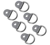 AB Tools Tie Down Anchor Dee Ring 6 Pack Stainless Steel Lashing Hook Point Cleat 316