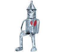 AB Tools Tin Man Sitting Garden Ornament Lawn Art Sculpture Statue Yard Home Decor