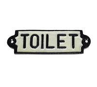 AB Tools Toilet Loo Cast Iron Sign Plaque Door Wall Fence Post Cafe Shop Pub Hotel Bar