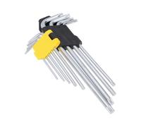AB Tools Torx / Tamperproof Allen Key Set Extra Long 9Pc T10 - T50 By Bergen At800