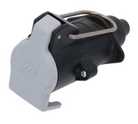 AB Tools Tow Bar Electrics 7 Pin S Type Plastic Grey Flying Socket For Caravans Tr044B