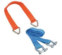 AB Tools Tow Rope & Axle Strap 5000kg Recovery Winch Sling 4m Car Transporter Trailer