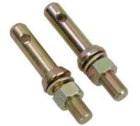 AB Tools Tractor Lower Link Implement Hitch Mounting Pin 22mm - 3/4 Unf Thread 2Pc
