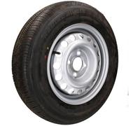 AB Tools Trailer 155/80R13 Tyre And Wheel Rim 84N 500Kg 100mm Pcd 4 Stud